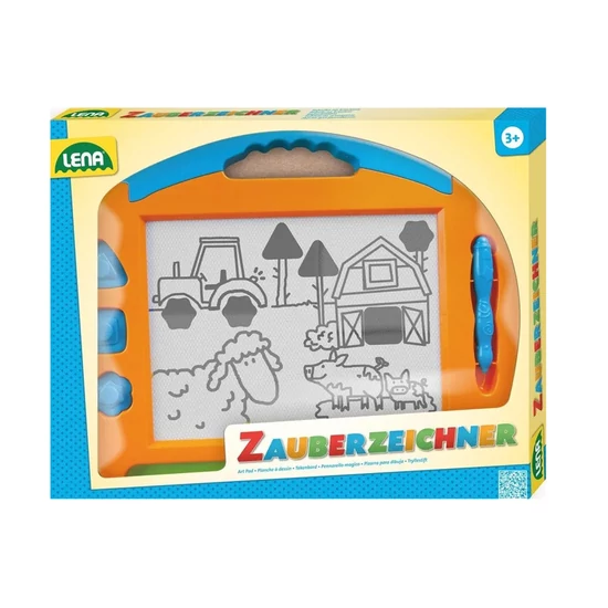 Színes mágneses rajzolótábla, 41 cm 65713