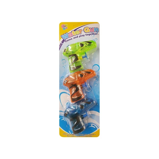 Vízipisztoly, 9 cm-es, 3 db/csomag 720203015
