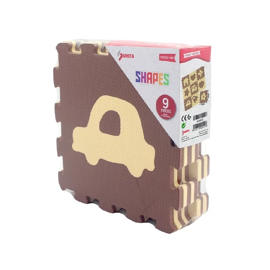 Ház és autó 9 darabos habszivacs szőnyeg puzzle - 1050 -