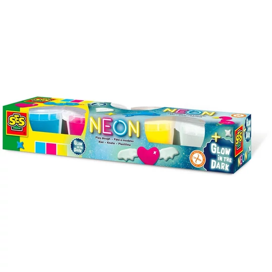 Neon gyurma 4x90gr 00460