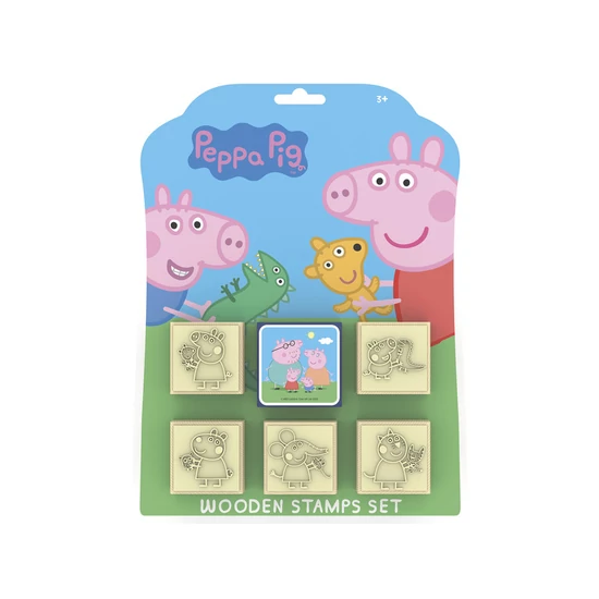 5 db nyomda és nyomdapárna - Peppa Malac