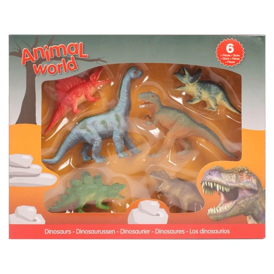 DINOszaurusz figura 6 darabos készlet