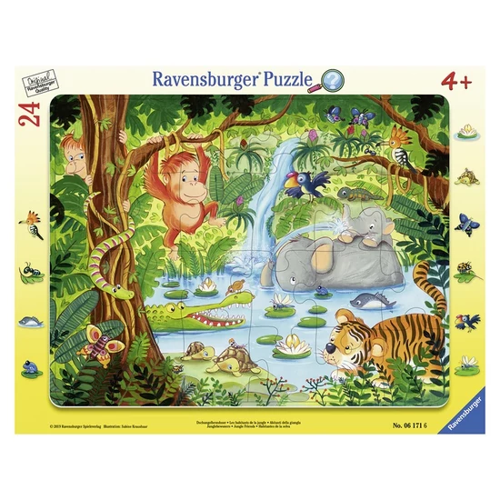 Puzzle 24 db - A dzsungelban -06171-