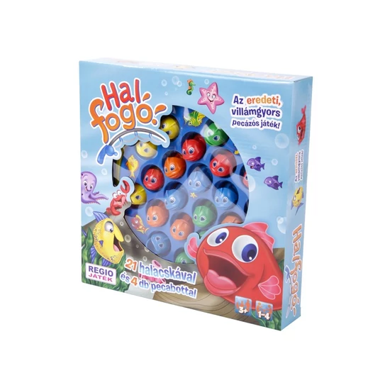 Társasjáték - Halfogó - 21 hallal