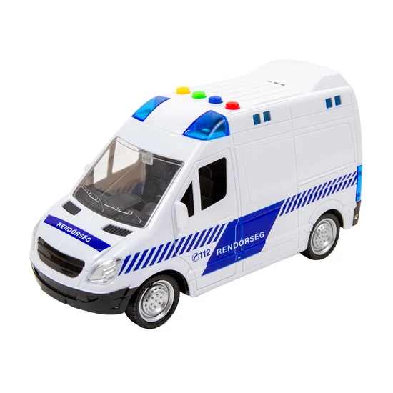 Lendkerekes magyar rendőrautó 21cm 1712A137