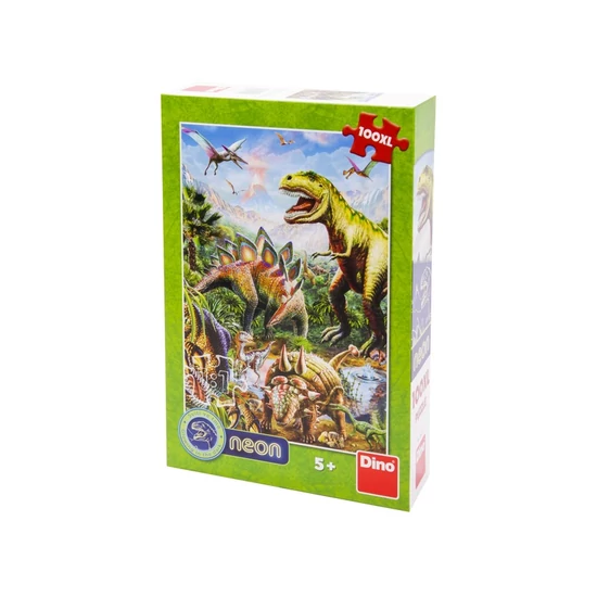 Puzzle 100 db XL - Dínók világa 394154