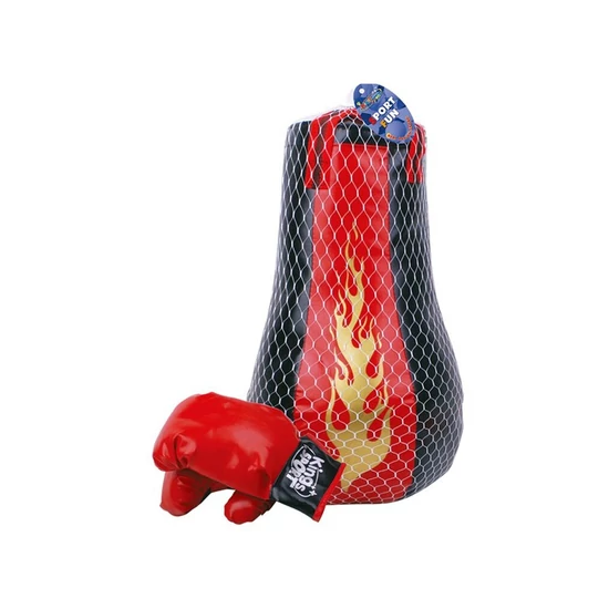 Piros-fekete boksz-szett 43 cm BB53