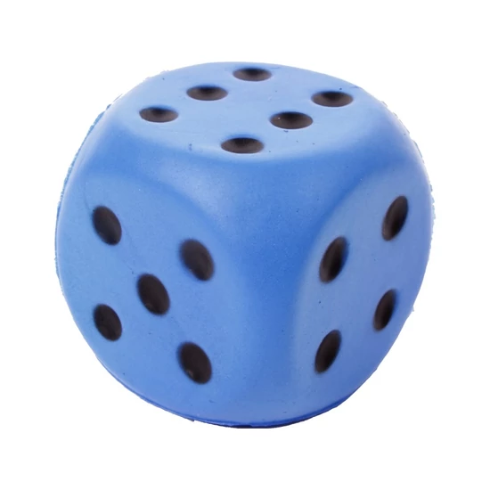 6 cm-es szivacs kocka, 4 féle színválaszték