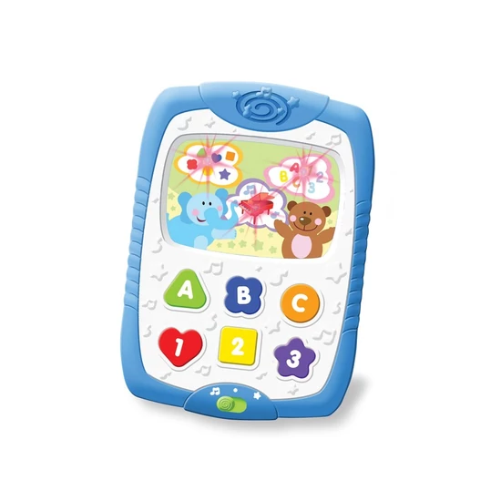 Zenélő világító játék tablet - angol