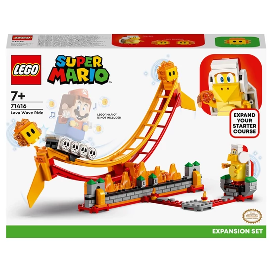 LEGO® SUPER MARIO® Lávahullám-lovaglás kiegészítő szett (71416)