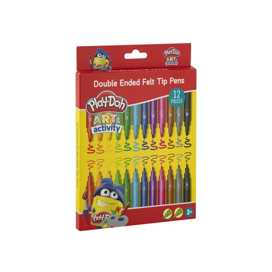 Play-Doh - 12 kétvégű filctoll