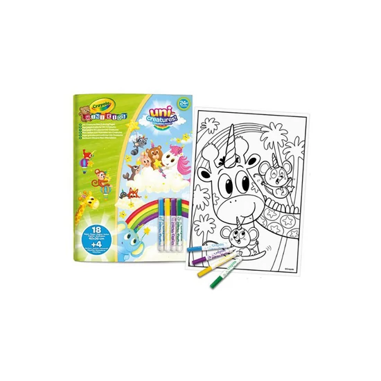 Crayola Mini Kids Állatkornis kifestő és filctoll