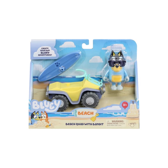 Bluey Készlet Beach Jármű