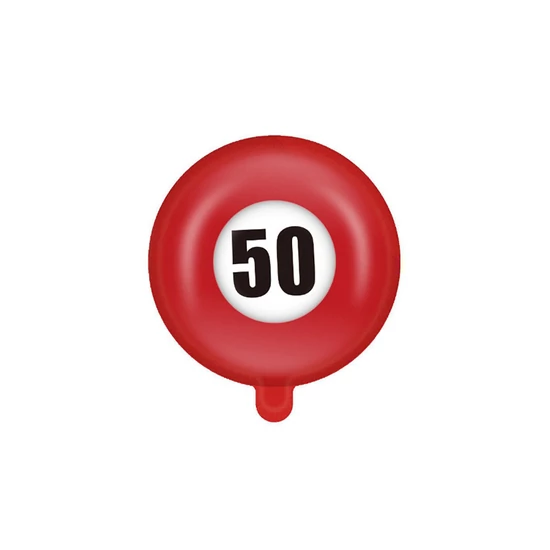 Héliumos fólia számos 50-es 45 cm