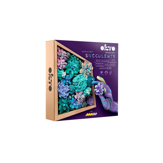Okto Wood&Craft DIY Kövirózsák - Gyengédség