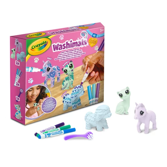 Crayola Washimals Pasztell állatkák készlet
