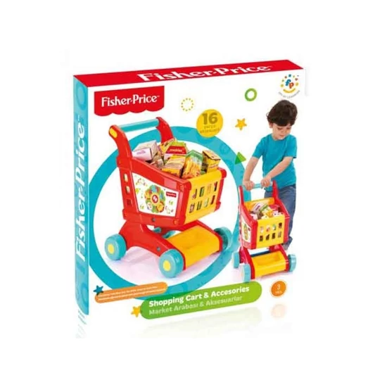 Fisher-Price bevásárlókocsi készlet