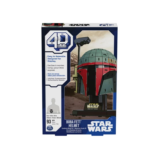 Star Wars 4D Build  Boba Fett sisak modell