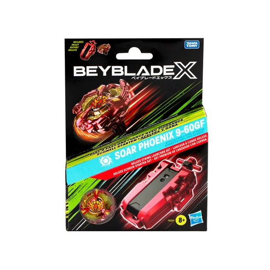 Beyblade x deluxe zsinóros kilövőszerkezet