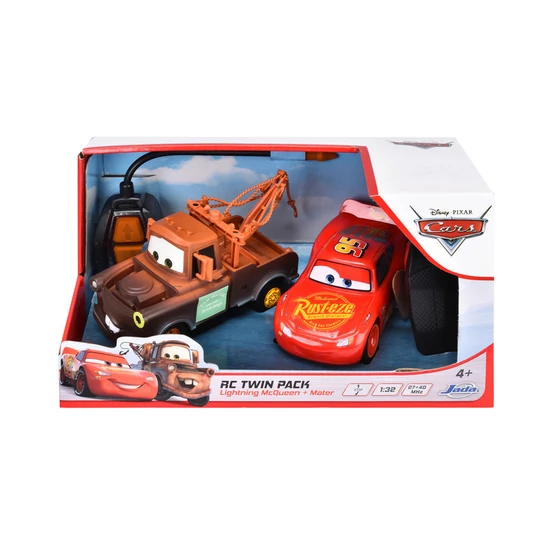 RC Cars LMQ + Mater Twin Pack 1:32