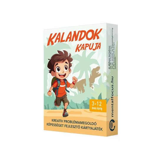 Kalandok kapuja kreatív problémamegoldó képesség fejlesztő kártyajáték