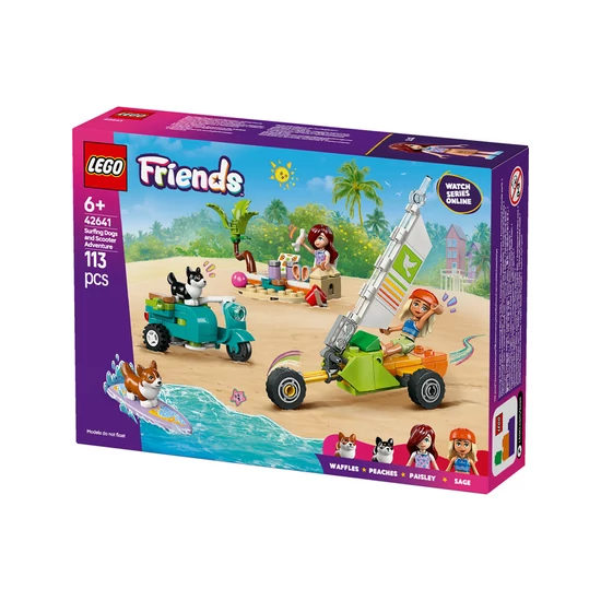 LEGO Friends 42641 Szörföző kutyák és robogós kalandok