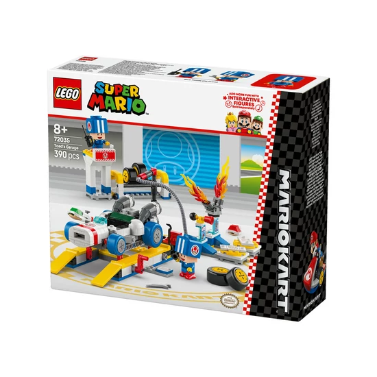 LEGO Super Mario 72035 Mario Kart  Toad garázsa