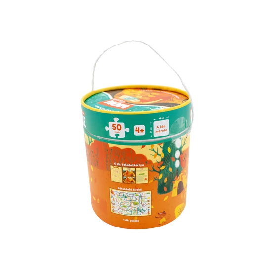 Állatok és évszakok 50 db-os puzzle és társasjáték