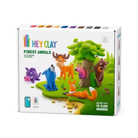 Hey Clay Nagy Szett Erdei Állatok