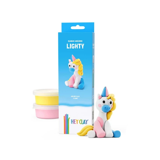 Hey Clay Figura Unikornis Kék Lighty