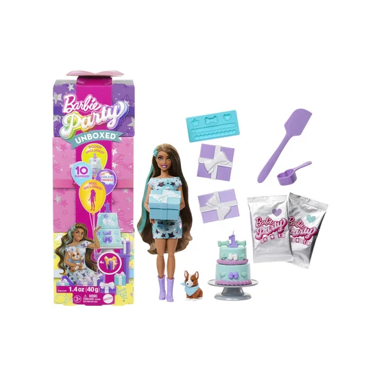 Barbie Party Reveal szett - Corgi