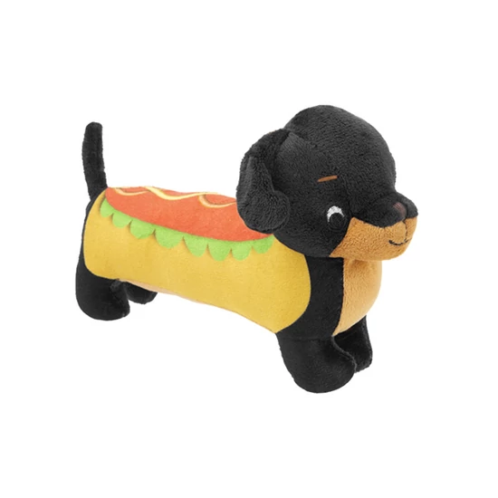 Plüss hot dog kutya  20cm 2 féle