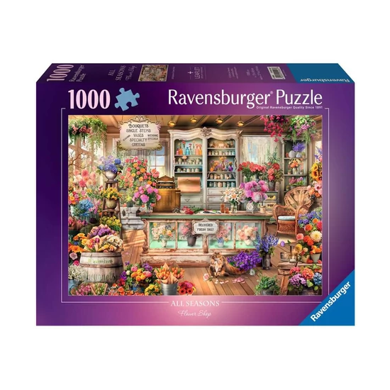 Puzzle 1000 db - Virágbolt