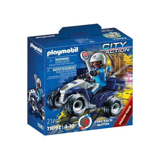 Playmobil: Rendőr Speed Quad