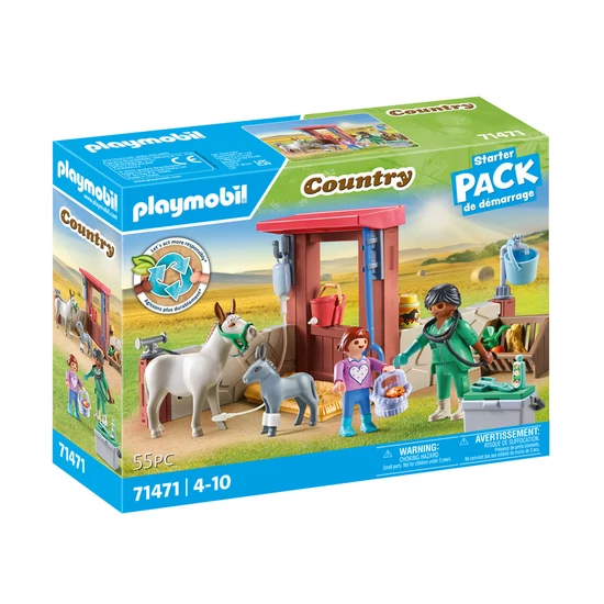 Playmobil: Állatorvos szamarakkal