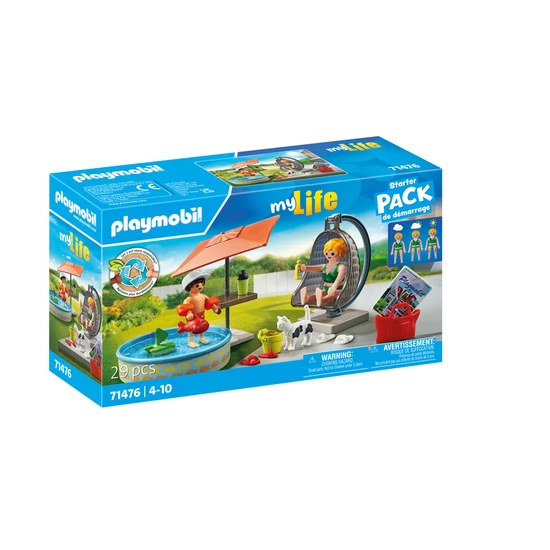 Playmobil: Pancsolás a kertben