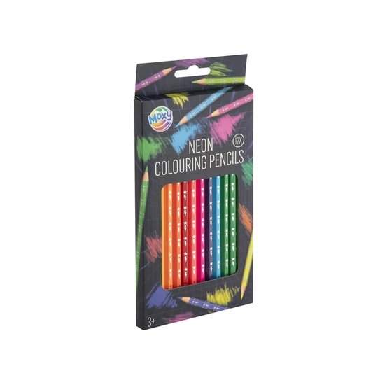 Neon színű ceruza, 12 szín