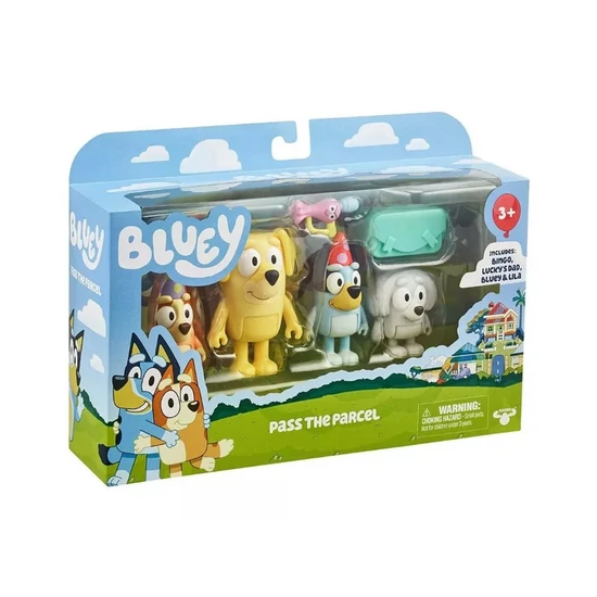 Bluey Szett Ajándék Csomag 4db