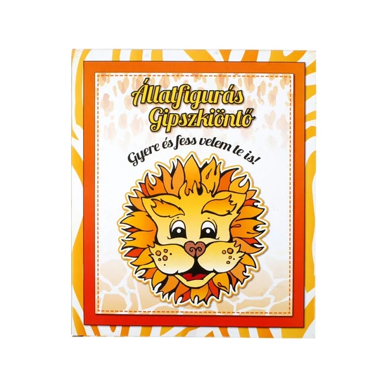 Állatfigurás gipszkiöntő készlet - többféle