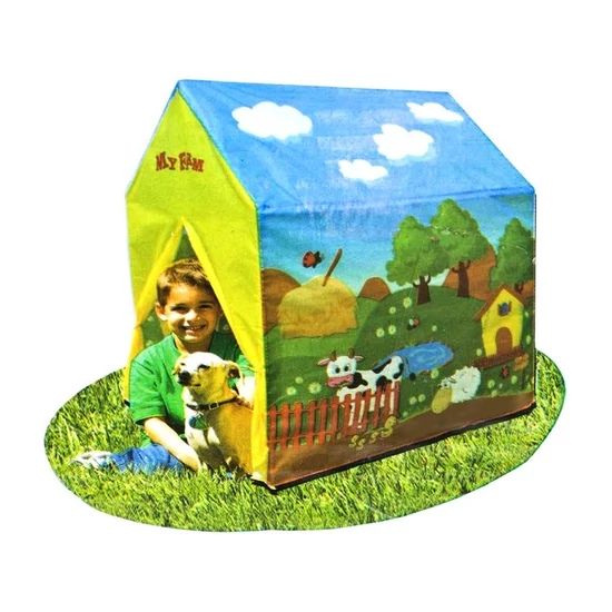 Farm mintás játszósátor - 95 x 72 x 10 cm