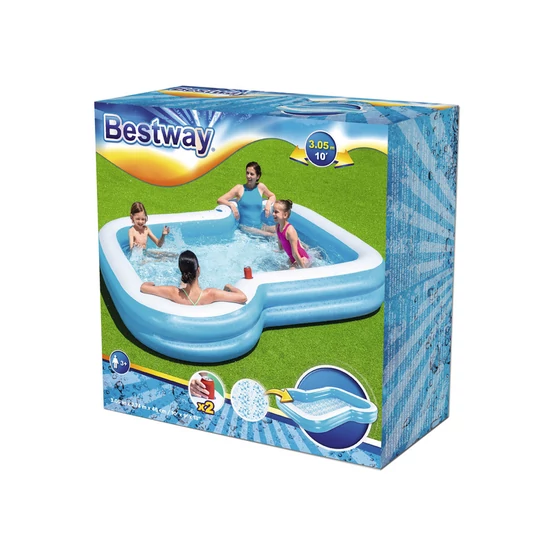 Bestway Felfújható úszómedence 3,05 m x 2,74 m x 46 cm