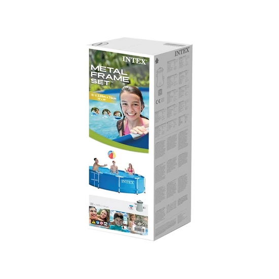 INTEX: Csővázas medence szűrővel - 305 x 76 cm