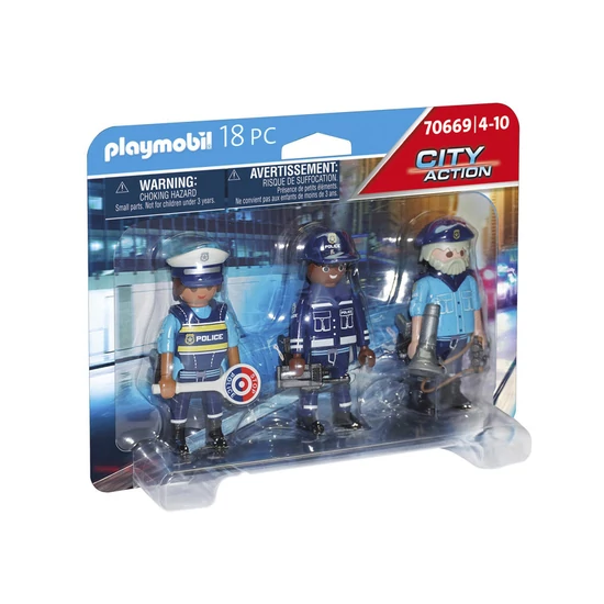 Playmobil Figura szett rendőrség 70669