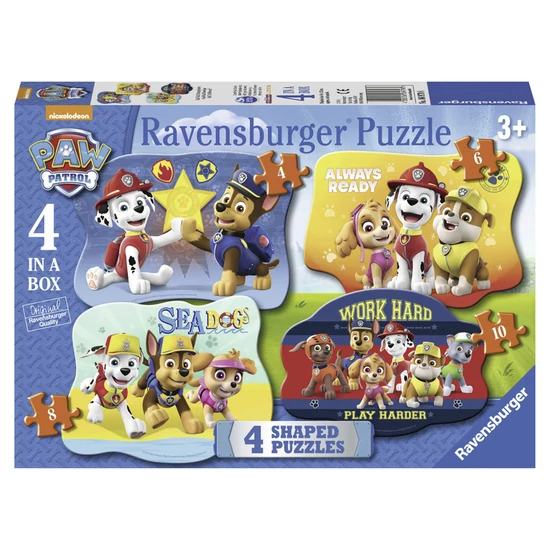 Ravensburger: Puzzle 4in1 - Mancs Őrjárat