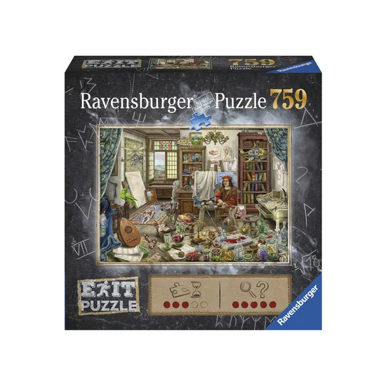 Ravensburger Puzzle Exit 759 db - A művész szobája
