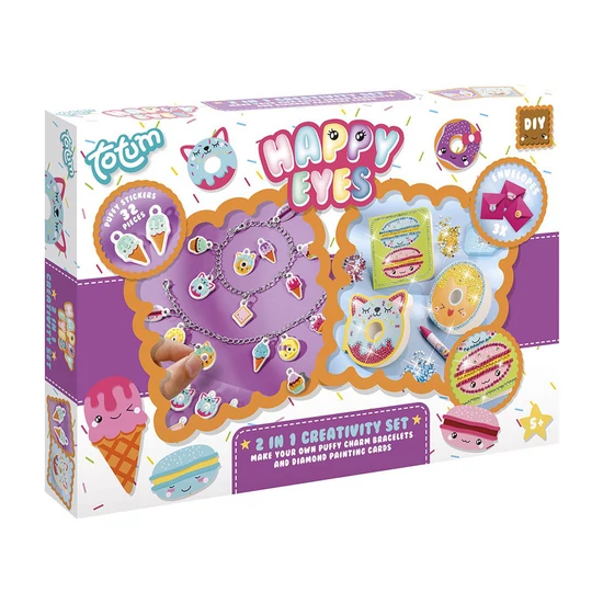 Totum: 2 in 1 kreatív készlet Happy Eyes