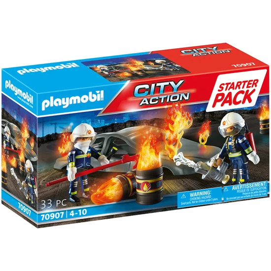 Playmobil Starter Pack Tűzoltók gyakorlaton 70907