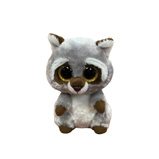 TY BOOS plüss figura OAKIE, 15 cm szürke mosómedve