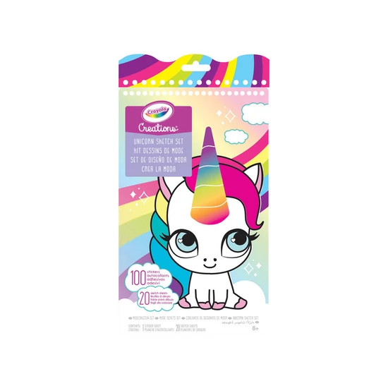 Crayola Creations Unikornis matricás rajzkészlet