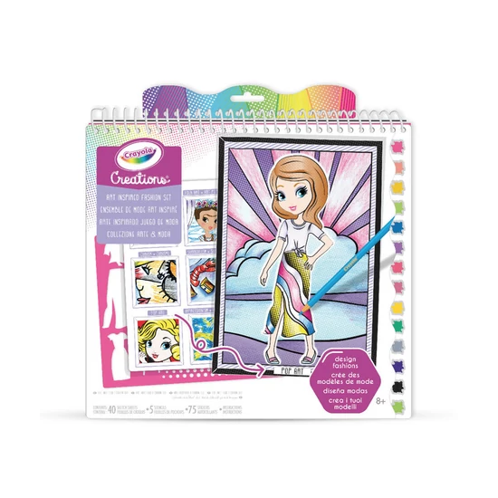 Crayola Creations Művészet a divatban rajzkészlet